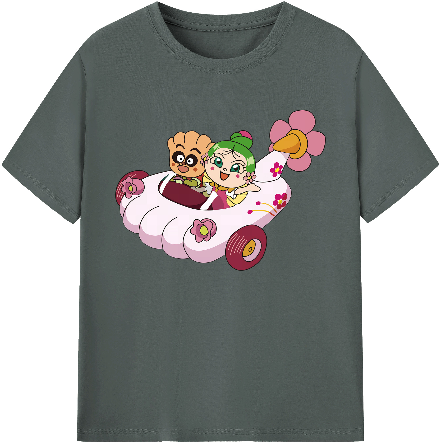 （画像用） アンパンマン Anpanman 綿100％ メンズ半袖Tシャツ｜肌触りやわらか＆通気性
